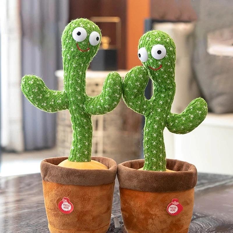 Cactus Bailarín Con Música Canta Baila Repite Voz Carga Usb