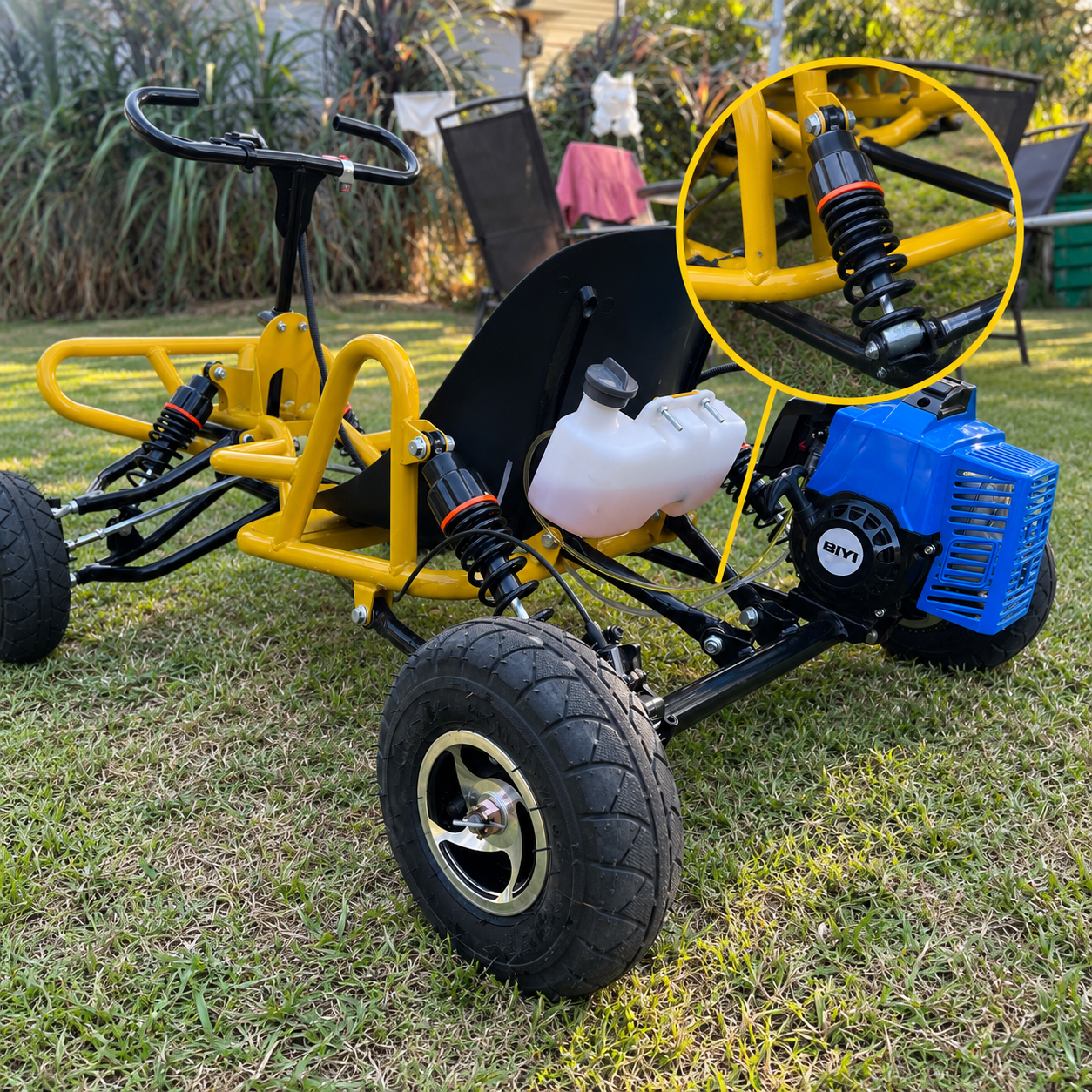 Amortiguador Para Minibuggy 90cc Y 210cc - Repuesto Reforzado De Suspensión