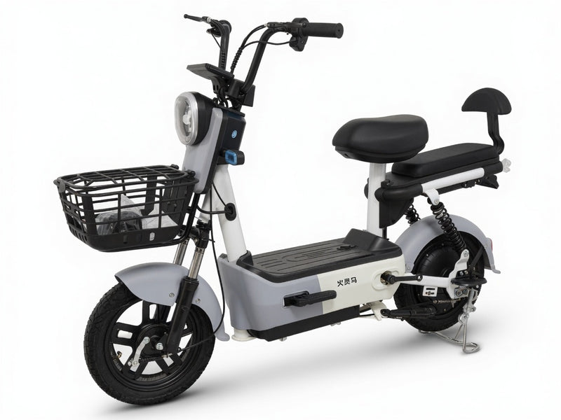 Moto Eléctrica 350W De Alta Eficiencia Y Batería De 48V 12A