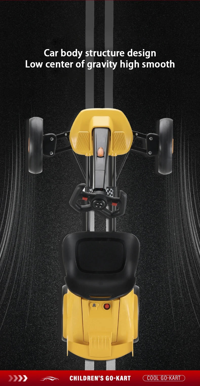 Go Kart Auto A Batería 12v Plegable Con Control Remoto