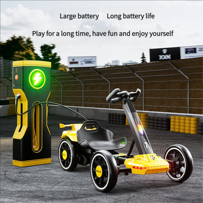 Go Kart Auto A Batería 12v Plegable Con Control Remoto