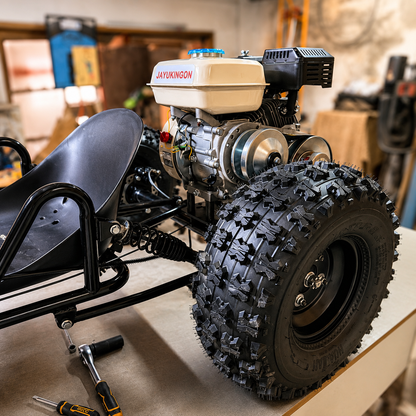 Minibuggy 210cc 4 Tiempos Negro Con Chasis Reforzado