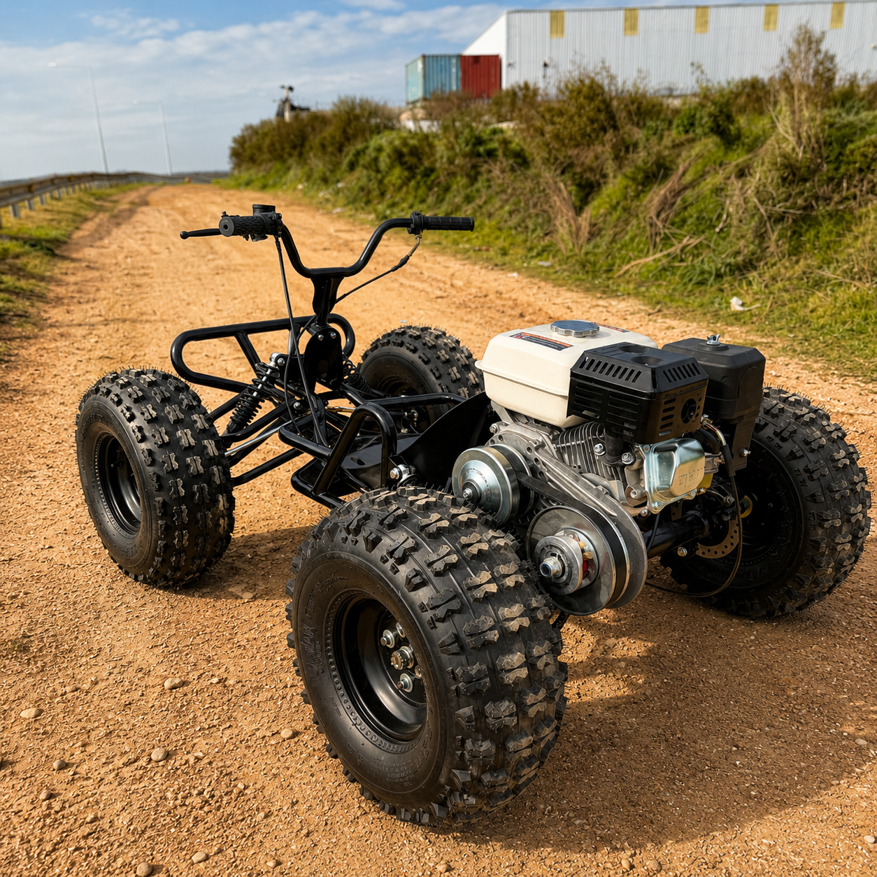 Minibuggy 210cc 4 Tiempos Negro Con Chasis Reforzado