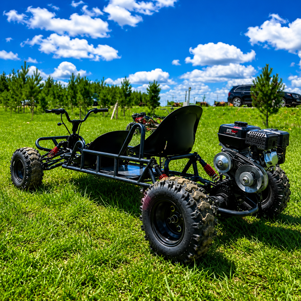 Buggy Biplaza 210cc - Motor De 4 Tiempos Y Diseño Biplaza